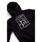 Ζακέτα φούτερ με γούνα για αγόρι χρώμα μαύρο FUNKY 224-109102-1