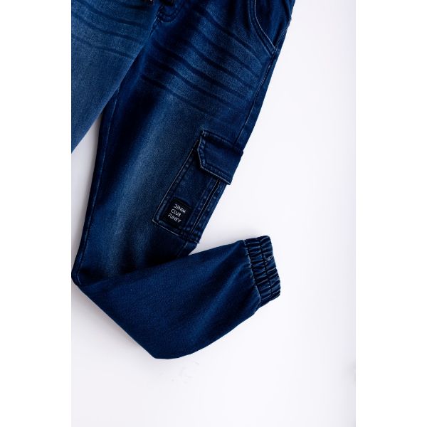 Παντελόνι τζιν για αγόρι σε χρώμα μπλε FUNKY 224-112103-1