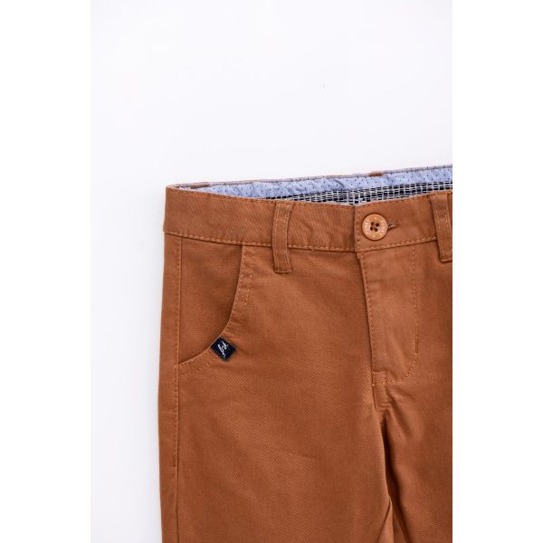 Παντελόνι για αγόρι σε χρώμα καφέ FUNKY 224-311100-3