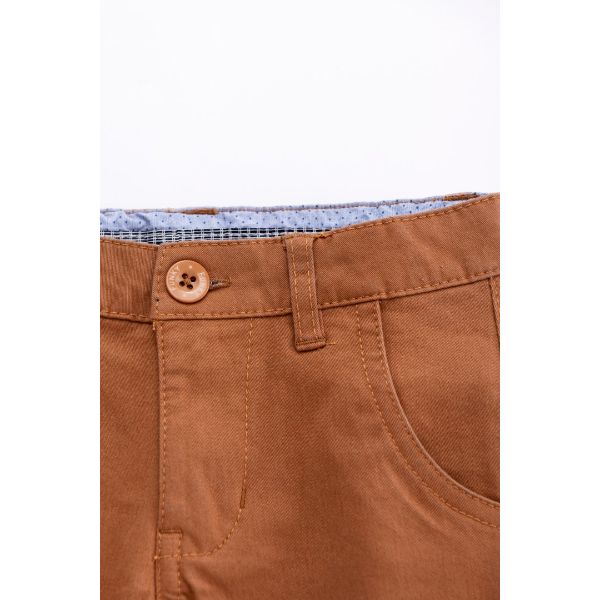 Παντελόνι για αγόρι σε χρώμα καφέ FUNKY 224-311100-3