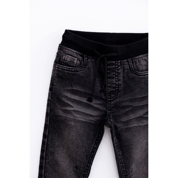 Παντελόνι τζιν για αγόρι σε χρώμα μαύρο FUNKY 224-312100-1
