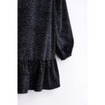 Φόρεμα φούτερ για κορίτσι μαύρο funky 224-528107-1