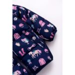 Μπουφάν για κορίτσι μπλε allover funky 224-718102-1