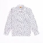 Πουκάμισο μακρυμάνικο για αγόρι χρώμα λευκό allover Funky 224-108100-1