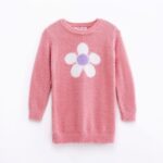 Μπλουζοφόρεμα πλεκτό για κορίτσι σε χρώμα nude pink Funky 224-710108-1