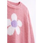 Μπλουζοφόρεμα πλεκτό για κορίτσι σε χρώμα nude pink Funky 224-710108-1