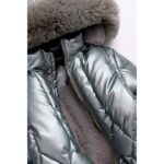 Μπουφάν για κορίτσι σε χρώμα πράσινο Funky 224-718100-1