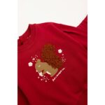 Σετ βρεφικές φόρμες για κορίτσι σε χρώμα sour cherry funky 224-917101-1
