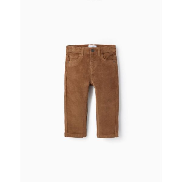 Βρεφικό Παντελόνι κοτλέ για αγόρι σε χρώμα σκούρο μπεζ ZIPPY ZBBAP0401_23053