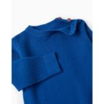 Σετ βρεφικό μπλούζα πλεκτή-παντελόνι για αγόρι σε χρώμα μπλε-μπεζ Zippy ZBBAP0202_2400724