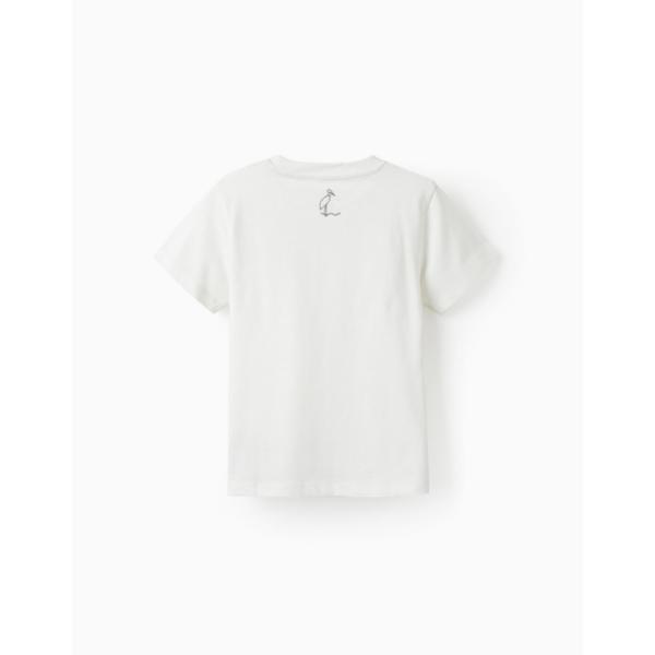 Μπλούζα κοντομάνικη για αγόρι σε χρώμα λευκό Zippy ZKBAP0303_24005_1
