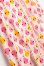 Φορμάκι βρεφικό μακρυμάνικο για κορίτσι σε χρώμα ροζ Funky 124-060105-1