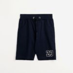 Παιδική βερμούδα φούτερ για αγόρι μπλε FUNKY 124-115100-3