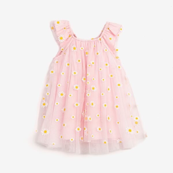 Βρεφικό φόρεμα για κορίτσι σε ροζ χρώμα FUNKY 124-929107-1