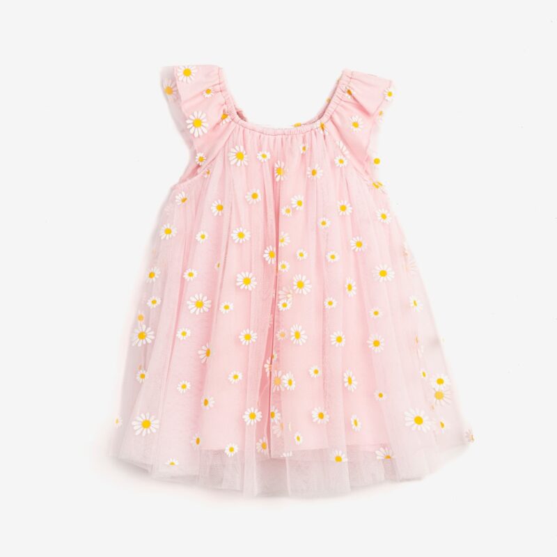 Βρεφικό φόρεμα για κορίτσι σε ροζ χρώμα FUNKY 124-929107-1