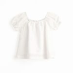 Μπλούζα κοντομάνικη για κορίτσι σε χρώμα λευκό FUNKY 124-705108-1