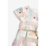 Φόρεμα καλοκαιρινό για κορίτσι εκρού-ροζ-γαλάζιο Funky 124-729102-1