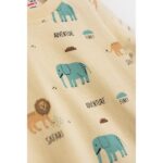 Βρεφικό σετ σταθερό καλοκαιρινό για αγόρι χρώμα σκούρο μπεζ-καφέ FUNKY 124-822103-1