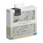 Κουβέρτα μουσελίνας Dreamy Fields Grey 100x100cm Kikka Boo 31103010110