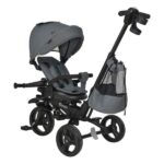 Bebe Stars Ποδηλατάκι τρίκυκλο 360° Aviator 5in1 Grey 819-186