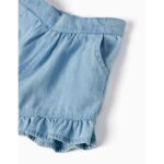 Βρεφικό σορτς τζιν για κορίτσι σε χρώμα μπλε Zippy ZBGAP0402-24015