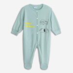 Βρεφικό φορμάκι μακό για αγόρι σε χρώμα μέντα Funky 225-050134-1