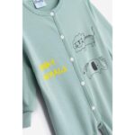 Βρεφικό φορμάκι μακό για αγόρι σε χρώμα μέντα Funky 225-050134-1