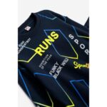 Σετ φόρμες φούτερ για αγόρι σε χρώμα σκούρο μπλε Funky 225-117121-1