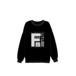 Παιδική μπλούζα φούτερ μακρυμάνικη για αγόρι μαύρο Funky 225-192109-2