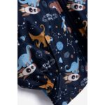 Μπουφάν αντιανεμικό για αγόρι σε χρώμα μπλε allover Funky 225-318111-1