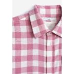 Πουκάμισο βαμβακερό για κορίτσι σε χρώμα ροζ-λευκό καρό Funky 225-508101-1