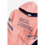 Σετ φόρμες φούτερ για κορίτσι σε χρώμα ροζ-μπλε Funky 225-517131-2