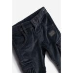 Σετ βρεφικό πουκάμισο-παντελόνι κοτλέ για αγόρι σε χρώμα ανοιχτό καφέ-ανθρακί Funky 225-822112-1