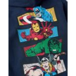 Ζακέτα φούτερ για αγόρι σε χρώμα σκούρο μπλε Marvel Zippy ZKBAP0201_24029