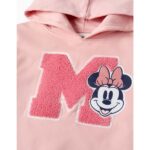 Παιδική μπλούζα φούτερ αχνούδιαστη για κορίτσι ροζ MINNIE ZIPPY ZKGAP0202_24082