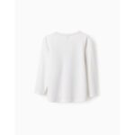 Μπλούζα μακό μακρυμάνικη για κορίτσι σε χρώμα λευκό Lilo&Stitch ZIPPY ZKGAP0303_24108