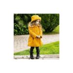 Παλτό για κορίτσι σε χρώμα μουσταρδί M&B 219231