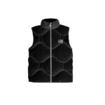 Παιδικό αμάνικο μπουφάν για κορίτσι μαύρο Funky 225-518112-2