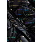 Μπουφάν για κορίτσι σε χρώμα μαύρο allover FUNKY 225-518115-1