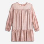 Φόρεμα μακρυμάνικο για κορίτσι σε χρώμα ροζ Funky 225-529102-1