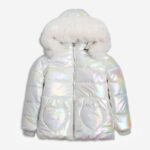 Μπουφάν για κορίτσι σε χρώμα white pearl FUNKY 225-718107-1