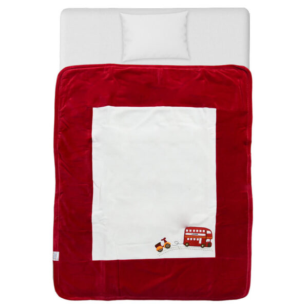 Κουβέρτα Κούνιας Βελουτέ Ηappy Travel 90x110 Bebe Stars 2066