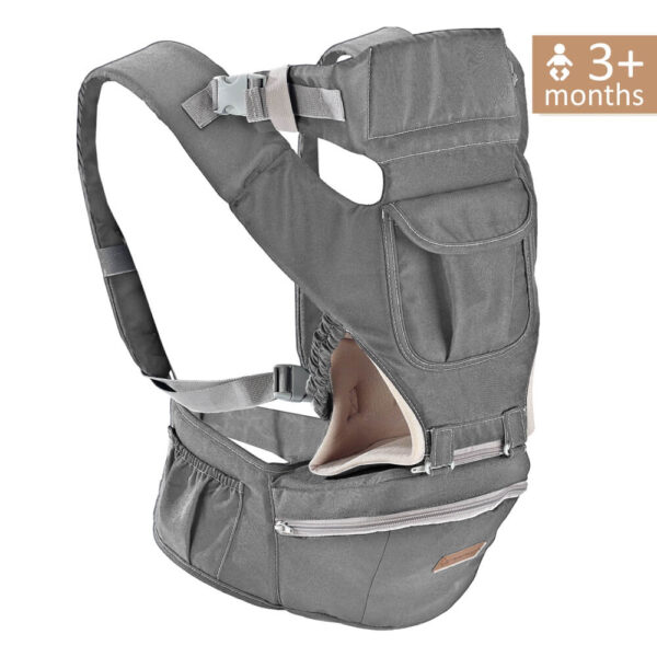 Μάρσιπος Carry & Go Dark Grey Bebe Stars 222-186