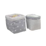 Καλάθι Αποθήκευσης 2τμχ. Stars Bebe Stars 301-186