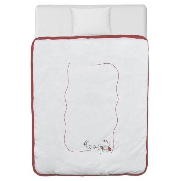 Κουβέρτα Κούνιας Βελουτέ Red Bee 90x110 Bebe Stars 3035