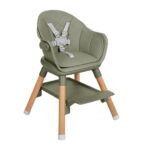Καρεκλάκι Φαγητού Kikka Boo 6 σε 1 Woody Army Green 31004010175