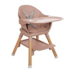 Καρεκλάκι Φαγητού Kikka Boo 6 σε 1 Woody Pink 31004010176