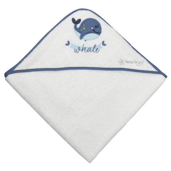 Μπουρνούζι Κάπα Whale Bebe Stars 3102