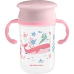 Kikka Boo Εκπαιδευτικό Κύπελλο 300ml 360° Deep Sea Pink 31302030068