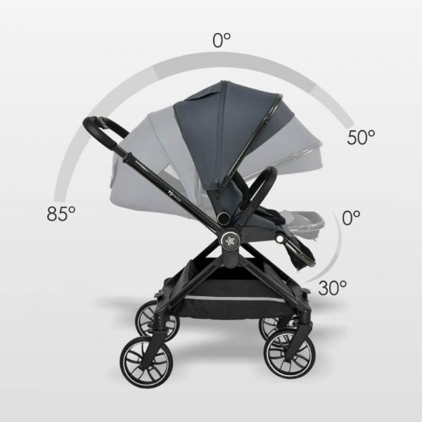 330-188-3 Πολυκαρότσι Mirage 3 σε 1 Grey Bebe Stars 330-188